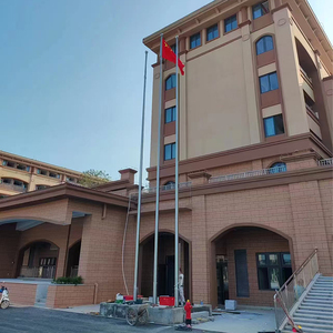 ธงชาติโลกพิมพ์ดิจิทัลขนาด 3x5 ฟุต พร้อมเสาธง ทำจากสแตนเลส/อะลูมิเนียม กันน้ำ ทนทาน รับทำโลโก้ตามสั่ง - Product Image 3