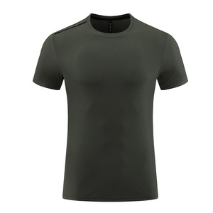 T-shirt à séchage rapide, manches courtes, unisexe, anti-humidité, pour le sport, la randonnée, la course à pied, vêtements de plein air, taille élastique fine, type combiné - Product Image 2