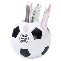 Personalized Soccer Pen Holder Football Desktop <strong>Storage</strong> <strong>Box</strong> for Kids School Season Promotional Gift Office Desk Accessories
