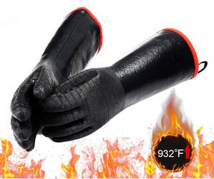 Gants de barbecue résistants à la chaleur : résistants à l'huile et à l'eau, résistants aux hautes températures, pour four et barbecue - Product Image 5