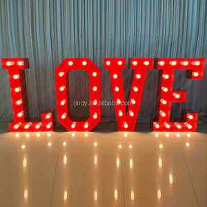 อุปกรณ์จัดงานแต่งงาน ขอแต่งงาน ตกแต่งงาน ไฟ LED ตัวอักษร Marry <span class=keywords><strong>Me</strong></span> ขนาด 3 ฟุต 4 ฟุต ไฟ LED ตัวเลขเรืองแสง - Product Image 5