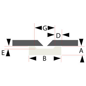 Perle de support en céramique EWM d'équipement d'usine pour souder l'outil trapézoïdal de cannelure - Product Image 1