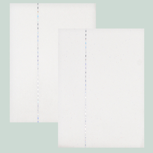 Papel de Seguridad de Mezcla de Algodón y Lino con Hilos Plateados de Fibras Visibles e Invisibles para Papel de Certificado - Product Image 1