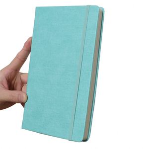 AI-MICH Good Quality Vintage Journal Diary A5 Custom Logo Hard Green Leather Cover PU Notebook - Product Image 2