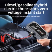 Démarreur de batterie et compresseur d'air 1000A 12V [Expédition mondiale] – Dispositif électronique d'urgence pour voiture, démarrage et gonflage des pneus, recharge