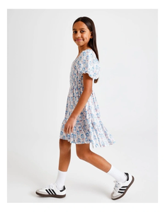 Vestido de Algodón para Niñas a la Moda, Ropa de Verano con Atractivo Diseño Decorativo, Material Transpirable, Perfecto para la Escuela de Juegos - Product Image 3