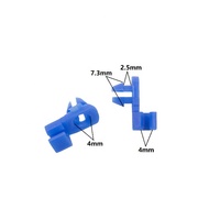 Clips de fixation latéraux universels en plastique pour porte de voiture, clips de serrure ronds, attaches de câbles de voiture S-320