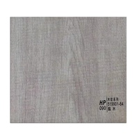Dalles de faux plafond et panneau mural en PVC grain de bois pour la décoration intérieure