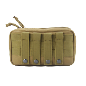 Sac de ceinture tactique, sac d'accessoires de poche pour l'extérieur, système Molle, fermeture à glissière, sac rectangulaire portable à suspendre au gilet - Product Image 2