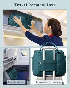 Bolsa de viaje <span class=keywords><strong>para</strong></span> mujeres, hombres, artículo <span class=keywords><strong>personal</strong></span> con compartimento <span class=keywords><strong>para</strong></span> zapatos, bolsas de mano <span class=keywords><strong>para</strong></span> aviones, bolsa de noche - Product Image 5
