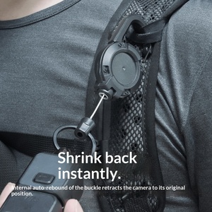 Clip de sac à dos télescopique de 60 cm pour DJI Osmo Pocket 4 3, <span class=keywords><strong>support</strong></span> de caméra rétractable anti-perte pour vlogging, randonnée, prise de vue en extérieur - Product Image 5