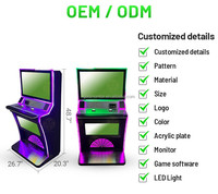 Kabinet Game Arcade Vertikal 27'' dengan Tombol Tekan, Akseptor Uang, dan Rangka Logam, Mesin Game Online, Aplikasi Game Berkualitas