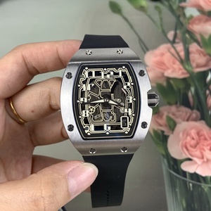 <span class=keywords><strong>Orologio</strong></span> Meccanico 67-01 con Quadrante in Acciaio Inossidabile e Cinturino in Gomma, <span class=keywords><strong>Orologio</strong></span> di Lusso da <span class=keywords><strong>Uomo</strong></span> di Alta Qualità, <span class=keywords><strong>Automatico</strong></span> - Product Image 1
