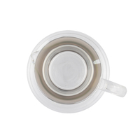 Bouilloire à café en verre Pot d'égouttement de thé Carafe à café en verre Verser sur la cafetière Accessoire