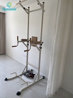 Station de musculation multifonctionnelle pour la maison, barre de traction autoportante robuste avec barres parallèles pour exercices du corps entier