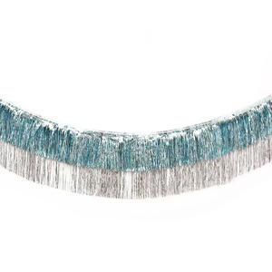 Tenda a frange bicolore <span class=keywords><strong>YR</strong></span>, lunghezza 3M, frange ispessite, materiale plastico resistente per matrimoni, feste di compleanno, palcoscenici - Product Image 2