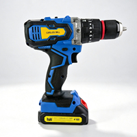 Perceuse sans fil KBL-2113, batterie lithium 21V, mandrin sans clé 13mm, perceuse manuelle pour bricolage domestique, perçage du bois, du métal, du béton, des murs, réparation