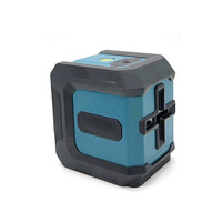 Niveau laser de construction rotatif industriel DIY à lumière verte, haute précision, auto-nivelant 360°, 3 mm, mini, 2 lignes, alimenté par batterie 5V
