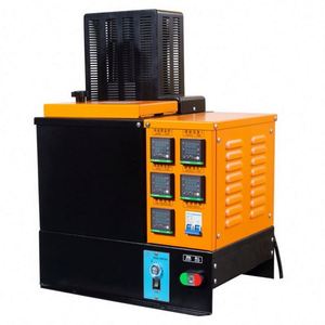 Pot à colle thermofusible de 10 L, réservoir de fusion, 220 V/110 V, double pompe à air, machine de distribution de colle thermofusible - Product Image 1