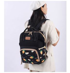 Custom Logo Waterproof Baby Diaper Bag With USB <b>Large</b> <b>Capacity</b> Mommy <b>Backpacks</b> - Product Image 6