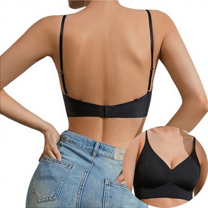 Soutien-gorge sans armatures Sharicca en soie glacée respirante, sans coutures, avec bretelles réglables et coussinets amovibles fins, idéal pour l'été - Product Image 3
