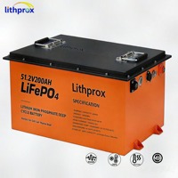 Batterie au lithium pour trottinette 51.2V200AH 105AH 150AH 200AH 5.38KWh 7.68KWh 10.24KWh Premium Lithium Fer Phosphate Sûre Stable