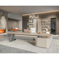 Ensemble de mobilier de bureau de luxe moderne en bois, convertible en bureau et chaise, avec fonctions extensibles, vente en gros directe d'usine
