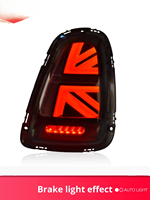Pour BMW Mini R56 assemblage de feu arrière pour 07-13 modèles Union Jack LED feux arrière lentille claire 12V nouvel état modifié R57R58