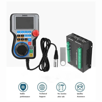 Controlador CNC 001, Sistema de Control de Movimiento DM800 de 3/4/5 Ejes, Pantalla de 3.8 Pulgadas, Botón de Parada de Emergencia, Compatible con Código G