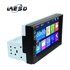 Leshida-reproductor multimedia con pantalla táctil de 1DIN y wifi para coche, autorradio con wifi, reproducción de vídeo