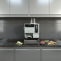 Machine à pâtes domestique XINAO en acier inoxydable 304, moteur électrique automatique 1,1 kW, 10 pièces/min, tout-en-un, mélangeur et presse à pâte multifonction