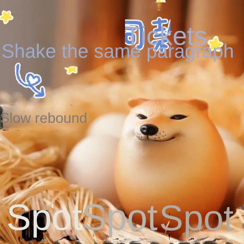 Decompression Internet Egg Sand Carving Chai Dog Model Play Tide Pinch Lezi Small PVC Toy Children 4-6 Years Zhejiang