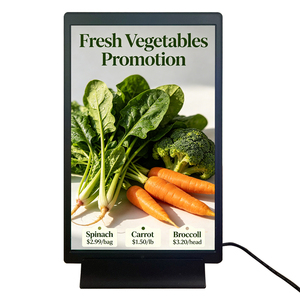 Lecteur publicitaire LCD vertical 10,1 pouces, étiquette de prix numérique intelligente, fonctionnement 24h/24 et 7j/7 pour la publicité dans les supermarchés, les magasins de détail et les magasins de proximité - Product Image 1