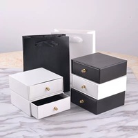 Boîte cadeau pour ongles press-on personnalisée de haute qualité, boîte en papier tiroir haut de gamme, boîtes d'emballage pour vêtements