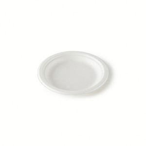 Assiettes à compartiments rondes en pulpe de bagasse - Product Image 1