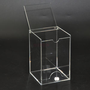 Dispensador de bolsitas de té de acrílico transparente con tapa - Product Image 4