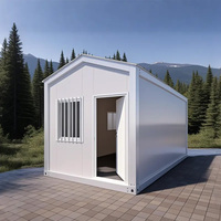 Toit en pente préfabriqué détachable Maison portable préfabriquée minuscule Maison modulaire en conteneur avec toit en pente