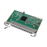 Tarjeta original de placa de negocios GPHF C +/C ++ 16 puertos RJ45 GPON OLT con alcance de 20KM