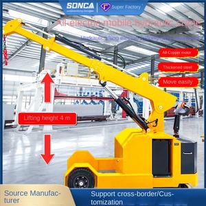 Grúa Móvil de 2 Toneladas, Elevador Hidráulico Automático, Grúa de Taller y Almacén, Grúa Giratoria para Automóviles - Product Image 3
