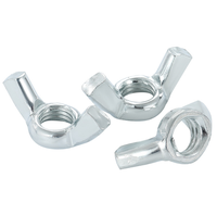 Écrous à oreilles DIN315 en acier galvanisé de haute qualité, écrous papillon, écrous à serrage manuel, écrous à cornes de type papillon, fixations de quincaillerie