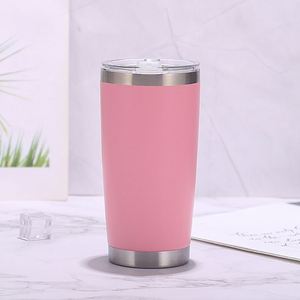 Reusable 20oz Stainless Car Tumbler sealed Lid Cold Heat Retention Travel <b>Mug</b> - Product Image 3