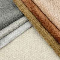 Canapés de luxe en tissu polyester, prix au mètre, tissu pelucheux pour salle d'attente
