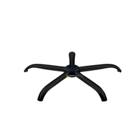 Base de chaise de bureau pivotante en acier, pièces de mobilier professionnelles, base chromée, base ronde en métal pour chaise de bureau