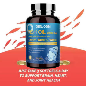 Omega-3 visolie softgel <span class=keywords><strong>capsules</strong></span> 1350mg vitamine, halal, volwassen supplement, antioxidant, gepersonaliseerde smaak, 36 maanden houdbaarheid - Product Image 2