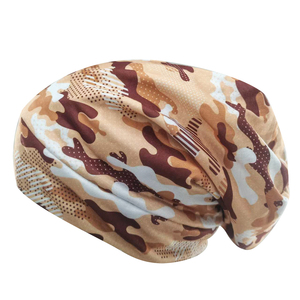 <span class=keywords><strong>Bonnet</strong></span> de nuit ajustable en satin doublé de soie, style slouchy, pour homme, idéal pour le sommeil et l'usage quotidien - Product Image 2