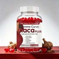 Fabricant Maca Plus Gummy pour l'augmentation et le raffermissement des fesses, des cuisses et des hanches, favorisant des courbes BBL, bonbons gélifiés