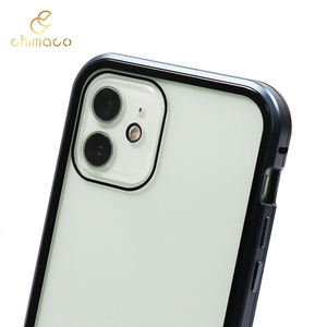 Di lusso A 360 Gradi Della Copertura Completa di Protezione In Vetro Temperato di Vibrazione Magnetica Cassa Del Telefono del respingente del Metallo Per il <span class=keywords><strong>iPhone</strong></span> <span class=keywords><strong>12</strong></span> - Product Image 5
