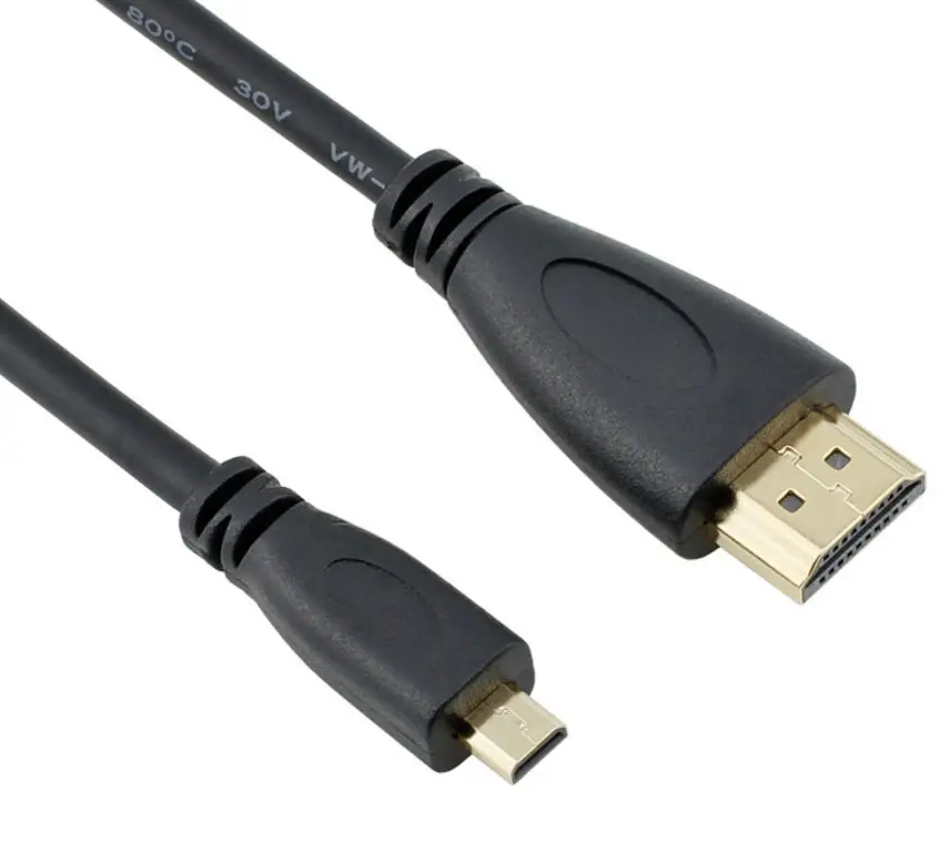 High quality Micro HD MI male to HD MI displayport to micro hd mi adapter