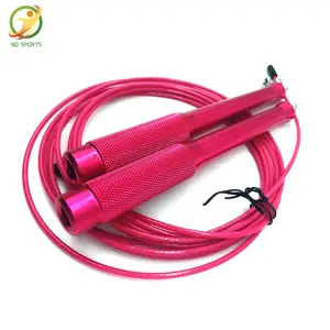 Professional Training Competition Steel Adjustable Skipping Rope Fitness Aluminium Handle Jump Speed Rope