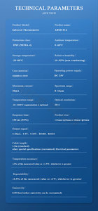 Termômetro Infravermelho Sem Contato Alta Precisão IP65 Saída 4-20mA 0-10V 316L Industrial OEM/ODM Personalizado - Product Image 5